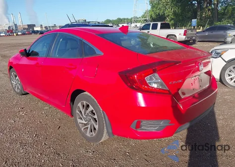 2017 Honda Civic Ex from USA, damaged, VIN 2HGFC2F76HH551317